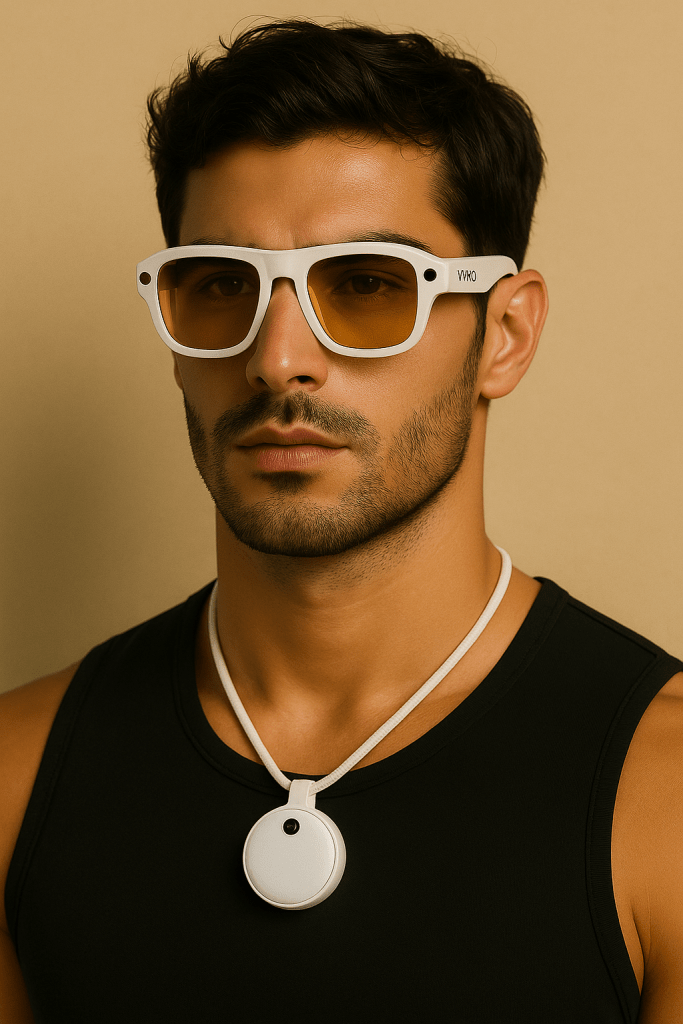 An image of Smart Sun Glasses and Companion AI Pendant
